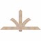 Ekena Millwork Redmond Smooth Timber Gable Bracket, Douglas Fir, 72"W x 36"H x 5 1/2"D x 5 1/2"F, 12/12 Pitch GBW072X36X0606RED00SDF - alternate 1